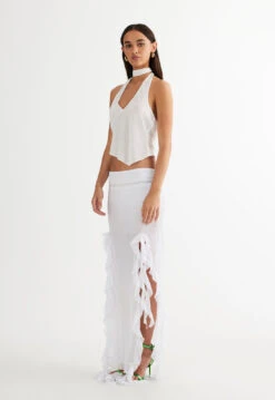 RENDEZVOUS HALTER TOP - PORCELAIN -Lionessfashion Shop LT863 2305 PORCELAIN LB606 2 2305 PORCELAIN 16 6eb36abd467d4add9f191260b782f8be