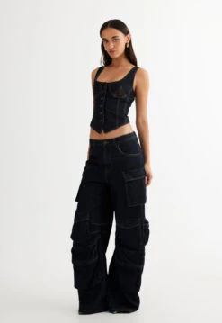 AFTER HOURS CORSET - DARK DENIM -Lionessfashion Shop LT870 2 2305 DARK DENIM LB428 1 2305 DARK DENIM 4 0a7b2f4d 1294 4958 aad7 9d7091dfe54e