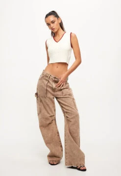 COBAIN VEST - CREAM -Lionessfashion Shop LT887 2307 CREAM LB381 22 2307 TAN WASH 8jpg 5b40a65f 6414 4ed3 afa9 59abac484e85