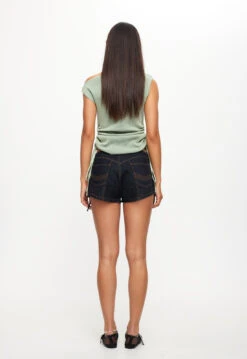 DAYDREAM MINI SHORTS - DARK DENIM -Lionessfashion Shop LT901 2309 SAGE LB656 2309 DARK DENIM 12jpg b68c5cb0 8623 468d 858d 403d237fbc6d