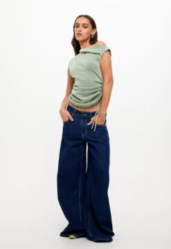 ORIGINAL SIN TOP - SAGE -Lionessfashion Shop LT901 2309SAGE LB672 2310BLUEDENIM4