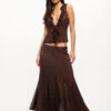 ROSE MAXI SKIRT - CHOCOLATE -Lionessfashion Shop LT912 2308 CHOCOLATE LB650 2308 CHOCOLATE 8jpg
