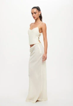 ENDLESS MAXI SKIRT - IVORY -Lionessfashion Shop LT924 2310 LB665 2310 IVORY 12jpg