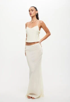 ENDLESS MAXI SKIRT - IVORY -Lionessfashion Shop LT924 2310 LB665 2310 IVORY 2jpg