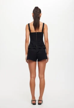 IN BLOOM TOP - ONYX -Lionessfashion Shop LT935 2310 LB668 2310ONYX12