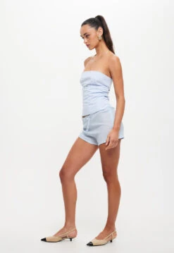 ALLURE STRAPLESS TOP - PALE BLUE -Lionessfashion Shop LT937 2310 LB668 1 2310 PALE BLUE 7jpg