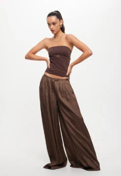 HEAVENLY PANT - CHOCOLATE -Lionessfashion Shop LT937 2310 LB671 2310 CHOCOLATE 4jpg