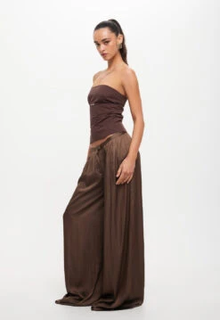 HEAVENLY PANT - CHOCOLATE -Lionessfashion Shop LT937 2310 LB671 2310 CHOCOLATE 9jpg