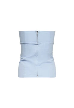 ALLURE STRAPLESS TOP - PALE BLUE -Lionessfashion Shop OCT GHOSTMANNEQUIN 034