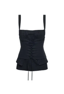 IN BLOOM TOP - ONYX -Lionessfashion Shop OCT GHOSTMANNEQUIN 062